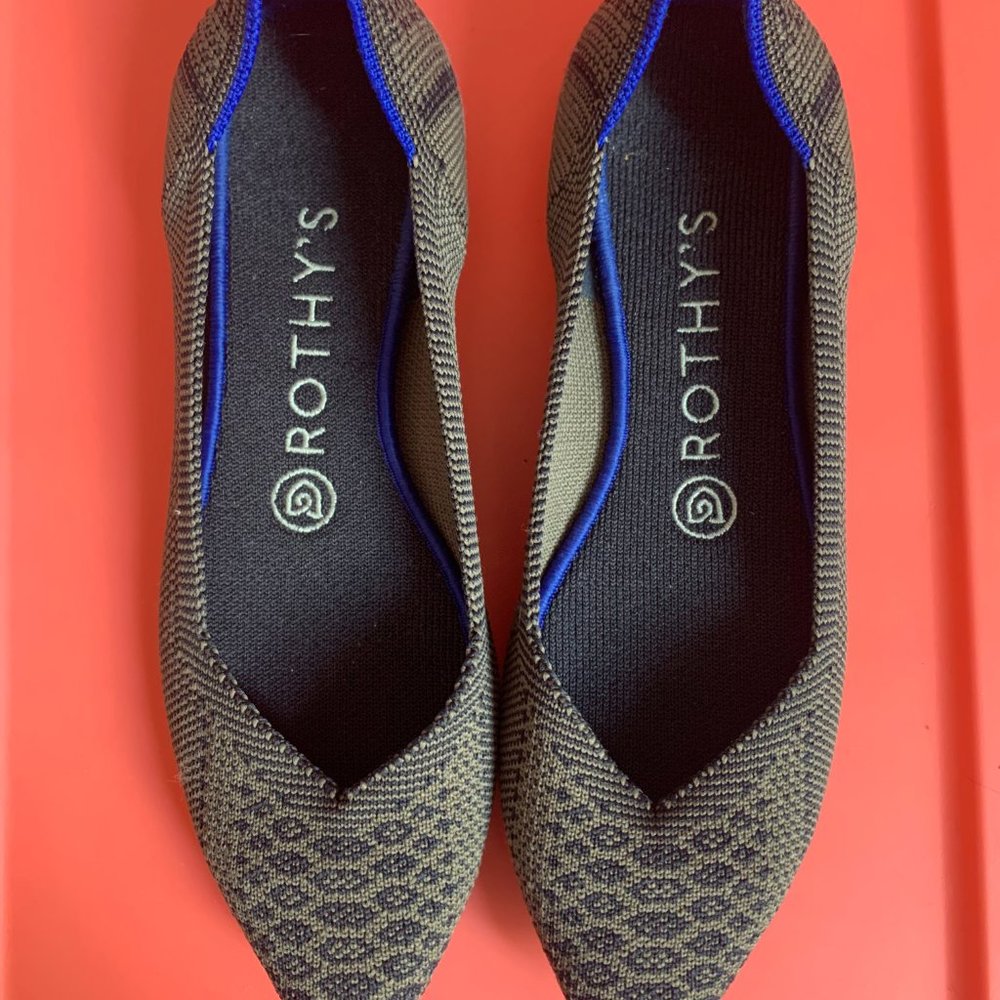 Rothy's The Point In Walnut Python Size 7 - image 2